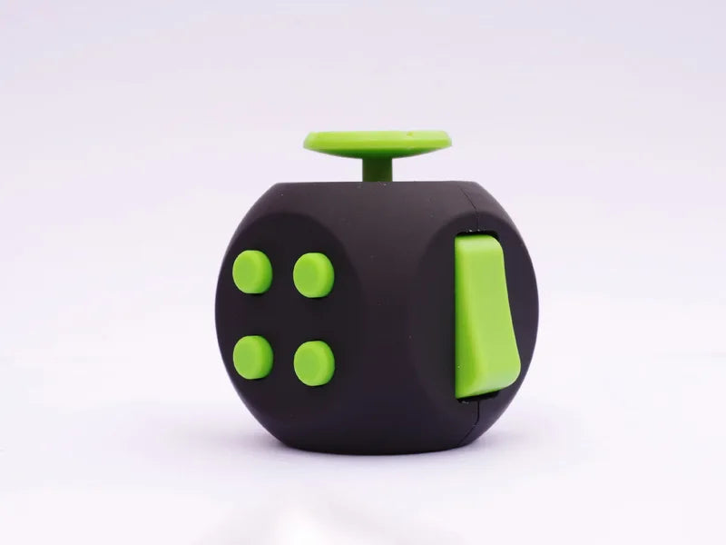 12 Sides Fidget Cube | Anti Stress Sensory Toy for Focus and Calm