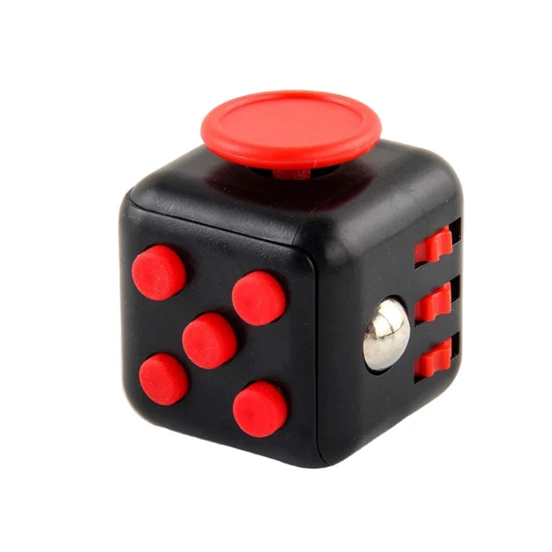 6/12 Sides Rainbow Fidget Cube | Decompression Sensory Toy for Anxiety and ADHD