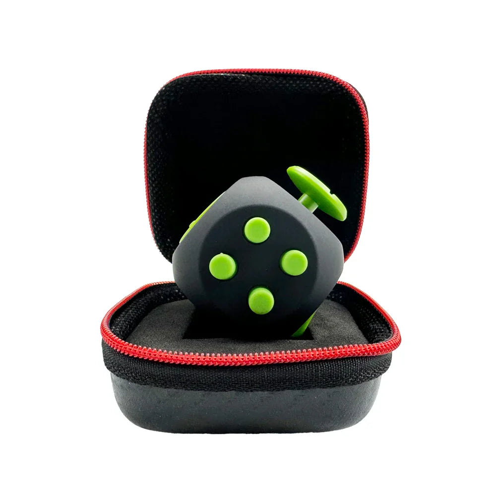 12 Sides Fidget Cube | Anti Stress Sensory Toy for Focus and Calm
