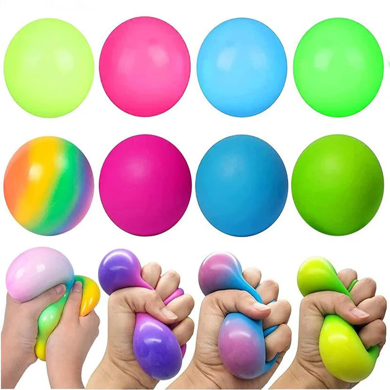 Slow Rising Stress Balls | Squishy Sensory Fidget Toys for Adults and Kids