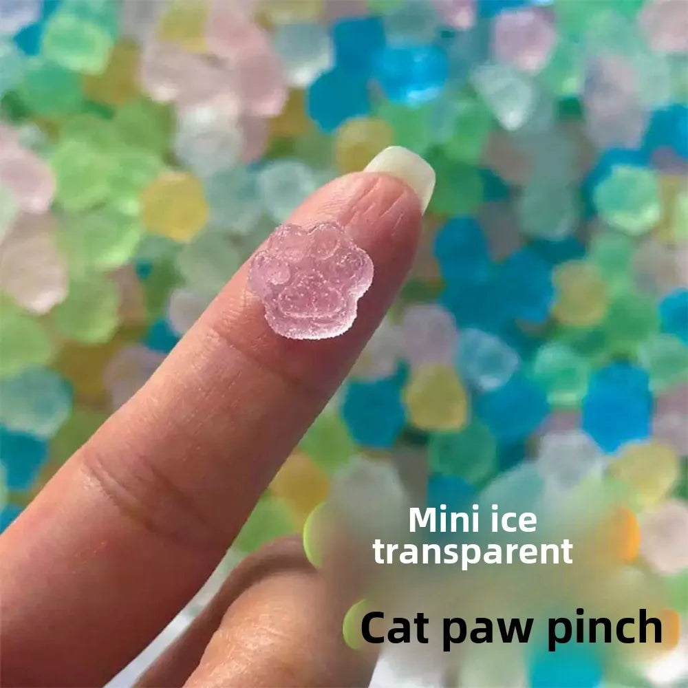 Mini Cat Paw Taiyaki Squishy Toy Set | Stress Relief Fidget Sensory Toys for Kids and Adults
