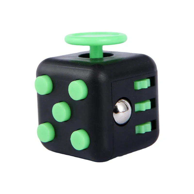 6/12 Sides Rainbow Fidget Cube | Decompression Sensory Toy for Anxiety and ADHD