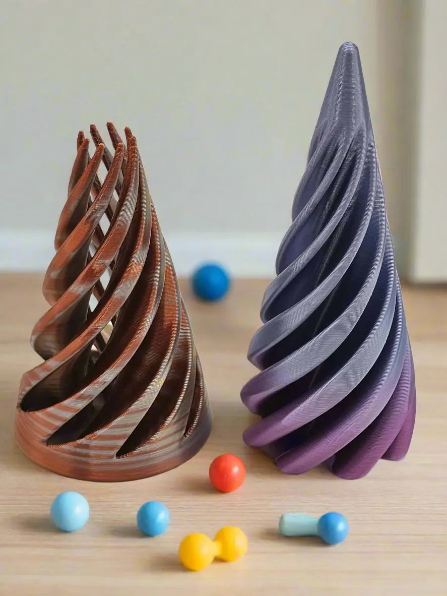 Swirl Cone Fidget Toy – Twisting Spiral Desk Fidget | Sensory Focus Tool for ADHD