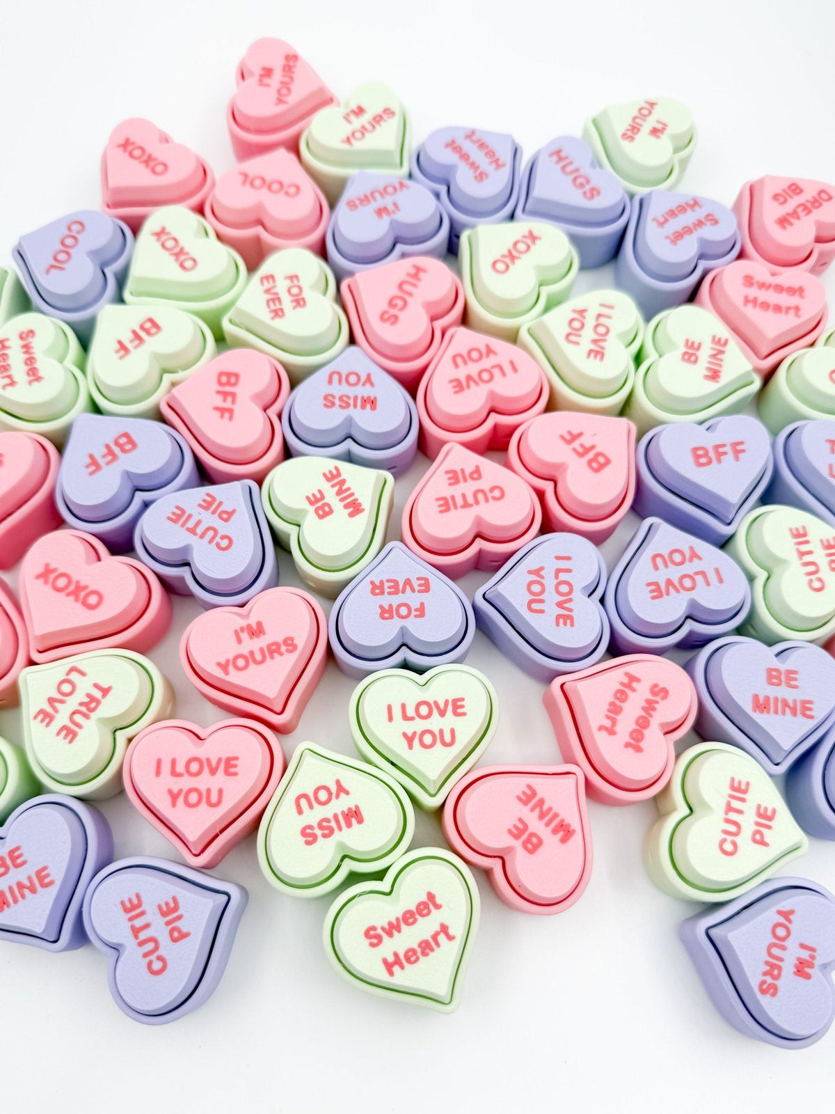 Mystery Pack Conversation Heart Clickers