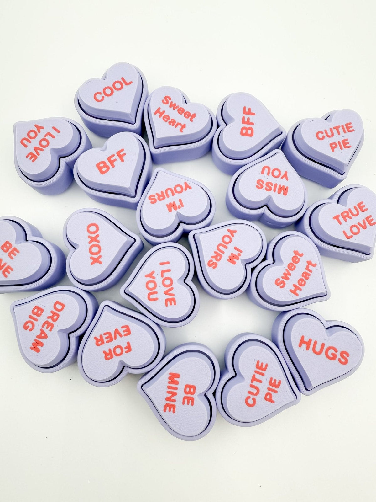 Mystery Pack Conversation Heart Clickers