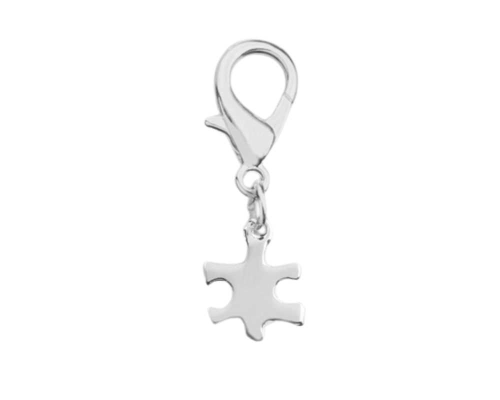 Small Size Puzzle Piece Autism Awareness Hanging Charms