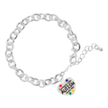 Someone Loves Me Autism Chunky Charm Bracelets